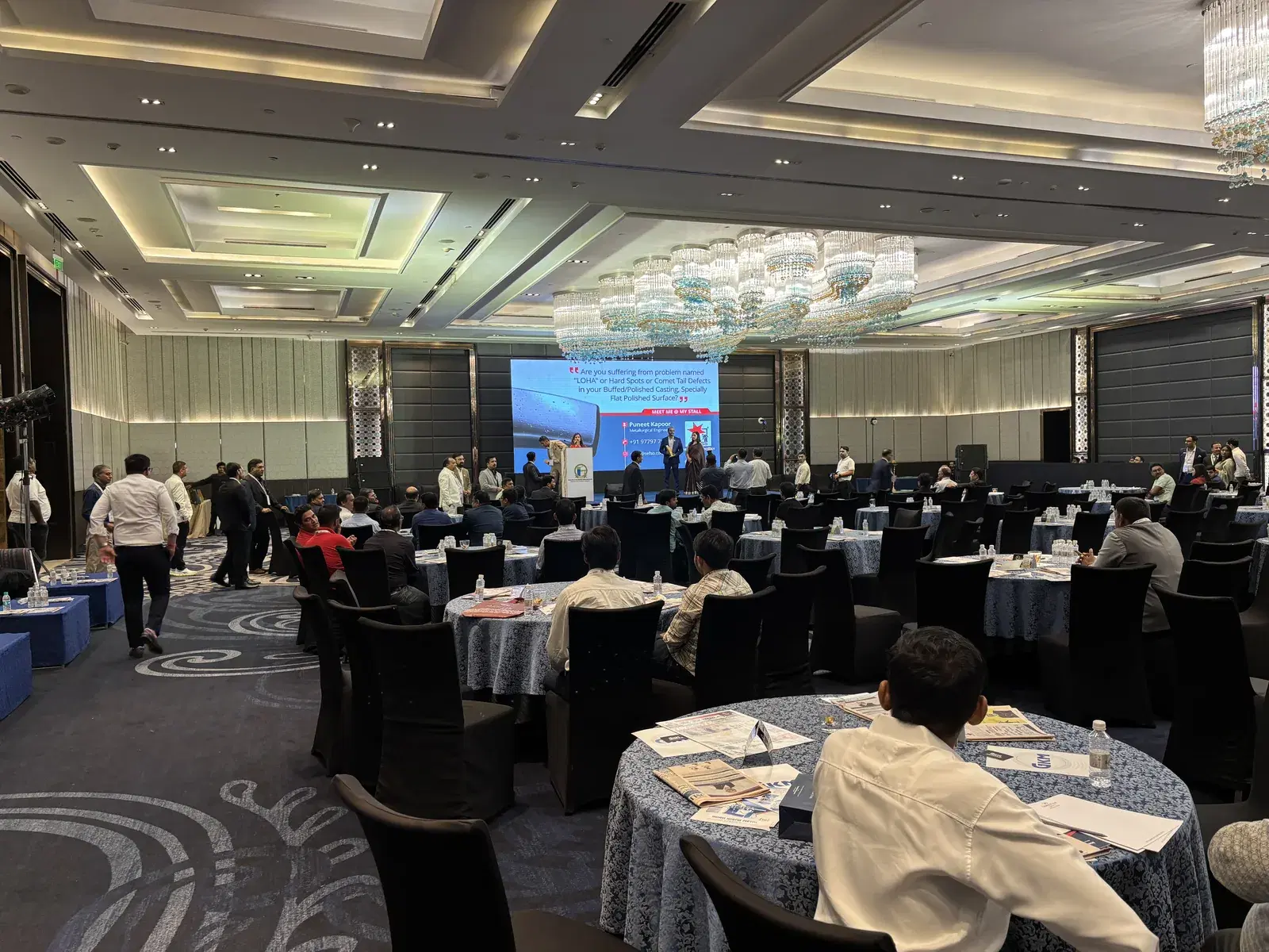 Conference hall set up for the IBMA AGM & EXPO 2025 sessions